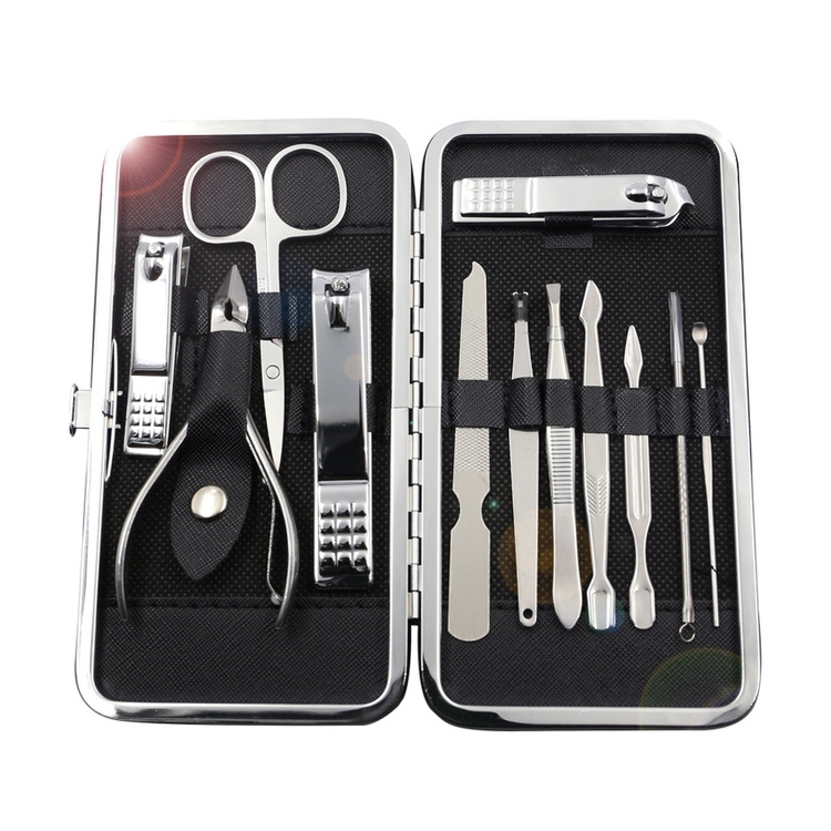 Nail Clipper Set Manicure Manicure Sets Stainless Steel 12pcs for Women Facial, Hand and Foot Care Personal Care Accept OEM