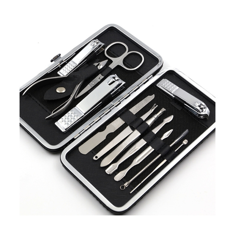 Nail Clipper Set Manicure Manicure Sets Stainless Steel 12pcs for Women Facial, Hand and Foot Care Personal Care Accept OEM