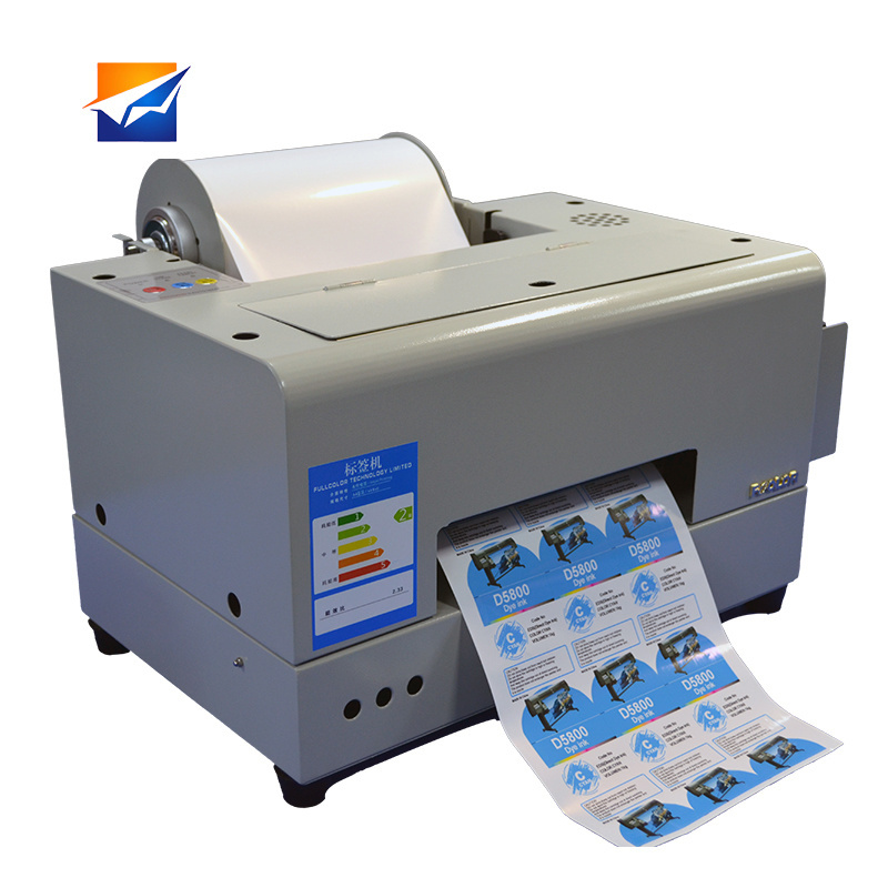 Hot Selling Color Label Printer Self Adhesive Roll Small Printing Machine A4 Roll Inkjet Label Printer