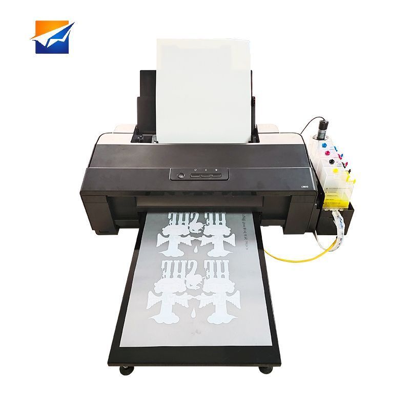 ZYJJ New Update Cheaper Small Desktop T-Shirt Printing Machine A3 L1800 Printhead inkjet DTF Printer by Heat Transfer Film