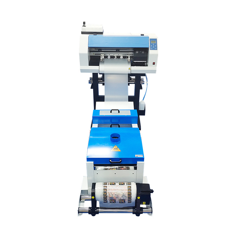 ZYJJ Factory 30CM XP600 Dual Head 30cm DTF Cloth Printer With 30cm Powder Shaker Dtf Printer