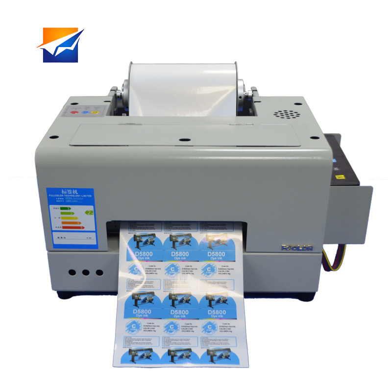 Hot Selling Color Label Printer Self Adhesive Roll Small Printing Machine A4 Roll Inkjet Label Printer