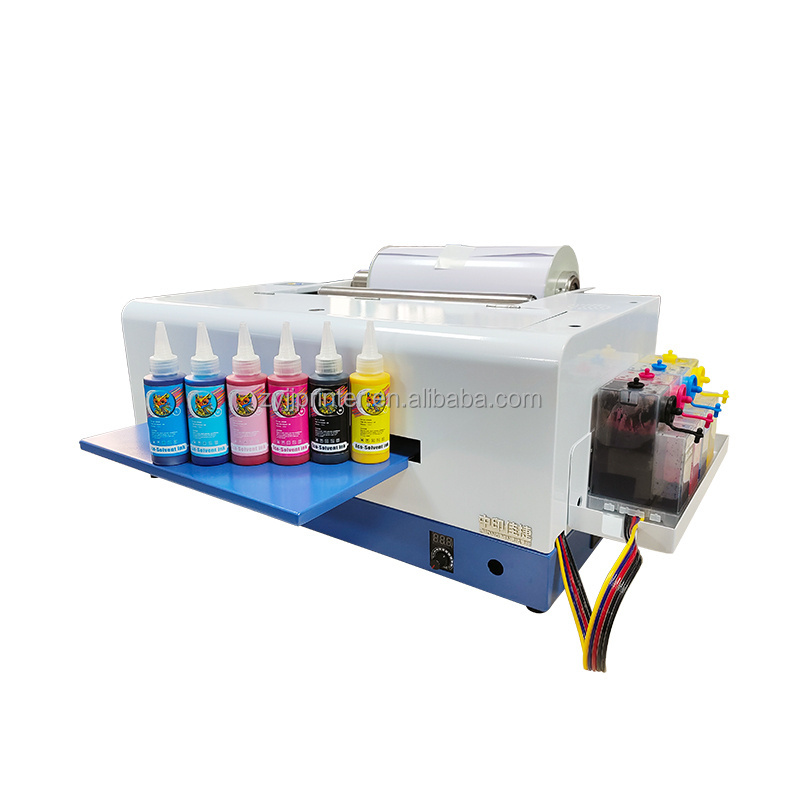 ZYJJ  A3 Size Hot Sale Outdoor Advertising Poster Inkjet Printer Small Eco Solvent Printer