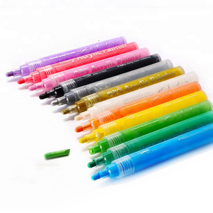 8 Colors Medium Tip Opaque Acrylic Paint Marker Pens