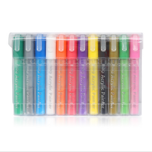 12 Medium point Permanent Acrylic Paint Markers For DIY Rock painting