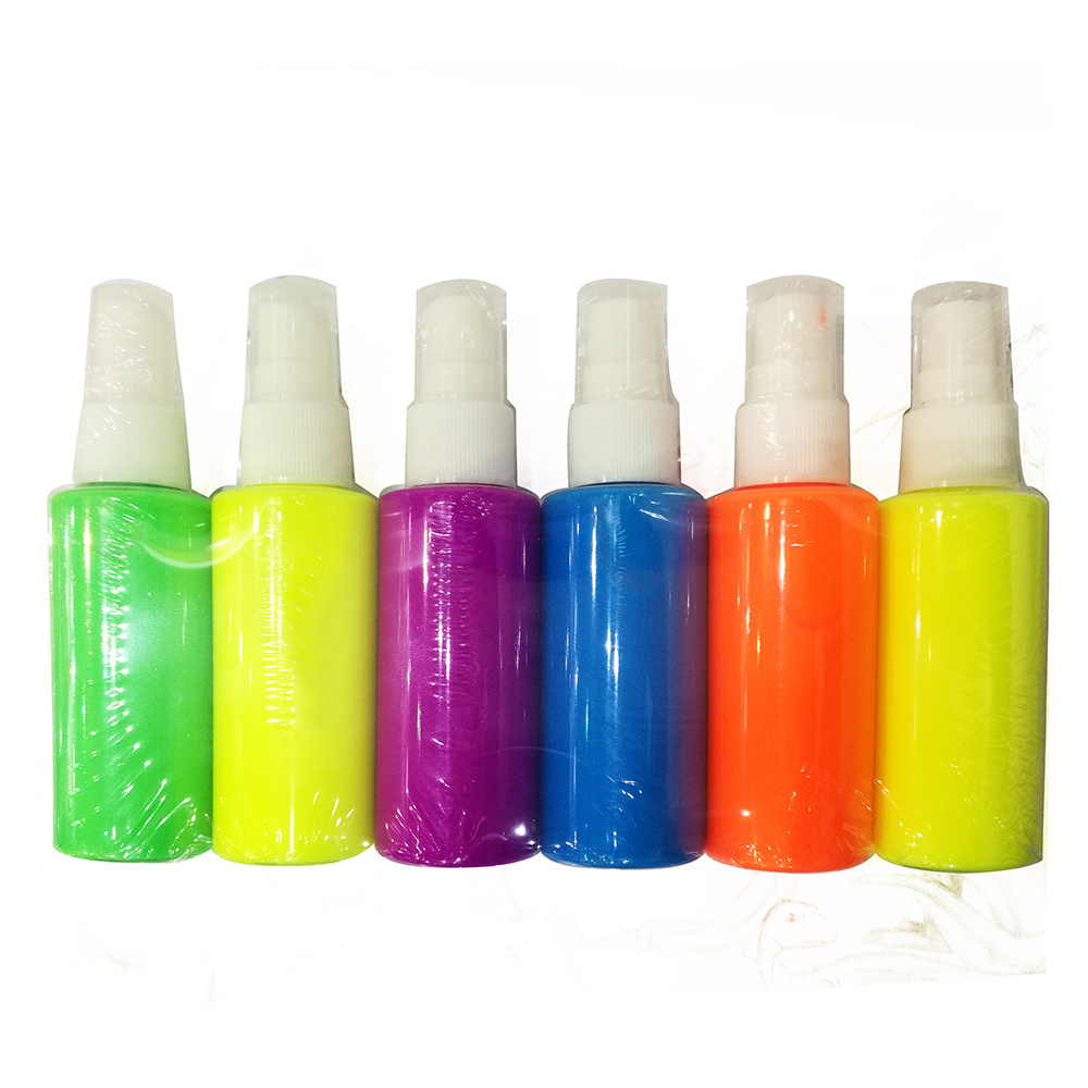 6 color 60ml Waterproof Spray Fabric & Textile Paint