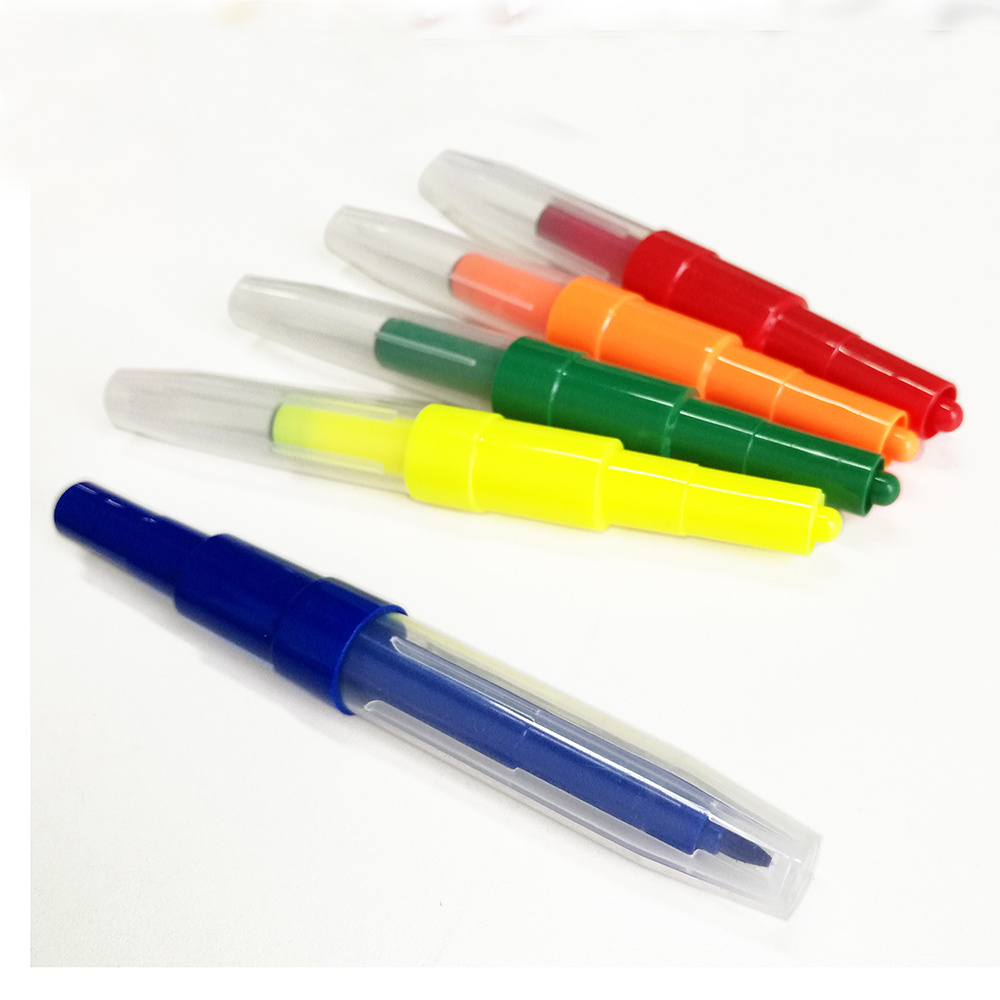 5 pcs kids fun felt tip blow airbrush marker pen