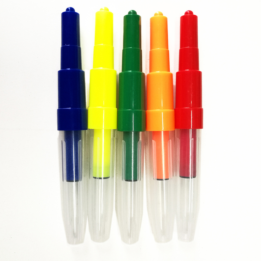 5 pcs kids fun felt tip blow airbrush marker pen