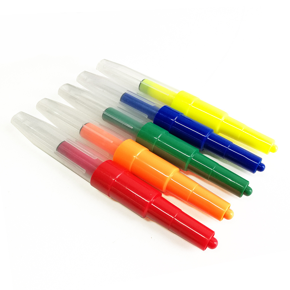 5 pcs kids fun felt tip blow airbrush marker pen