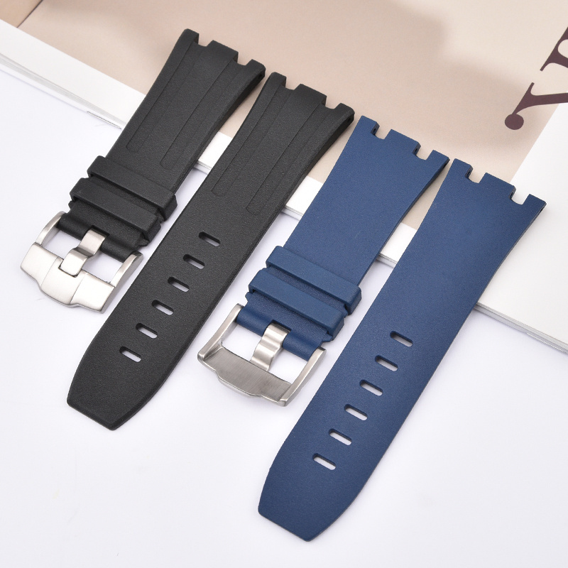 Luxury FKM Rubber Watch Strap for AP Watch 15703 15710 26703 28mm Fluorine FKM Rubber Watch Strap