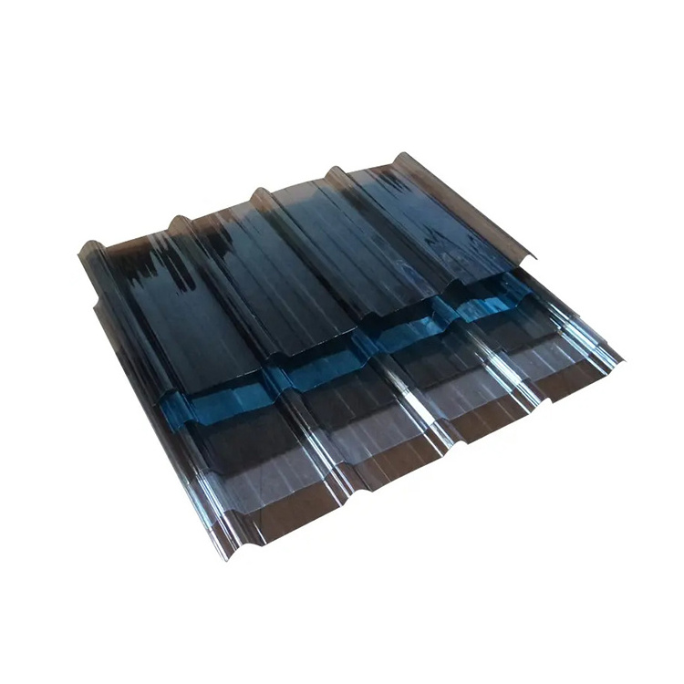 Pc Profile Heat Reflective Polycarbonate Corrugated Roofing Trapezoidal Roof Sheet