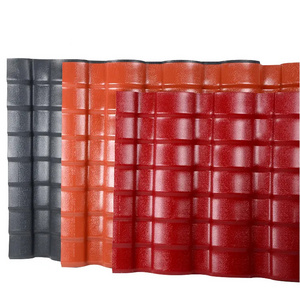 Factory Supply Wholesale Multi Scene Use Of Mansion Roffing Sheet Roof Plastic Resin Tile