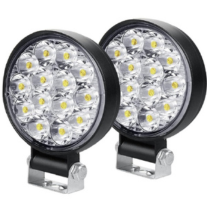 42W Led Work Lights 4.5" Spotlight Pod Off Road Fog Driving Roof Lights for Jeep,SUV, Truck, Motorcycle and More