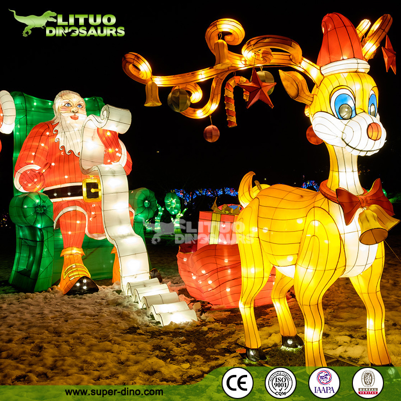 Outdoor Christmas Light Animals Led Waterproof Chinese Lantern