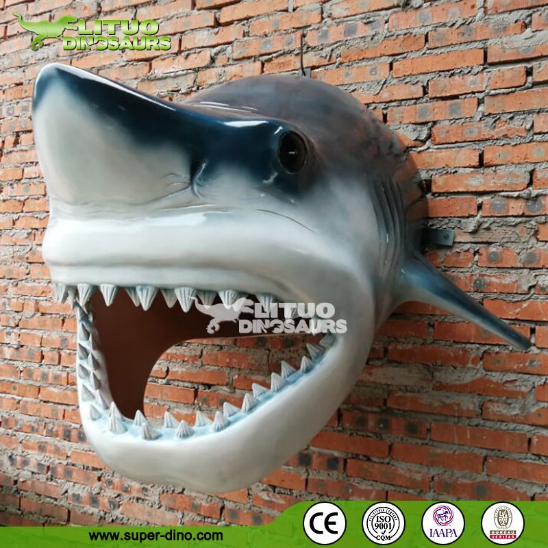 Children Playground Life Size Fiberglass Shark