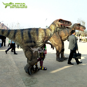 Light Weight Adult Realistic Dinosaur Costume of Velociraptor Raptor Suit