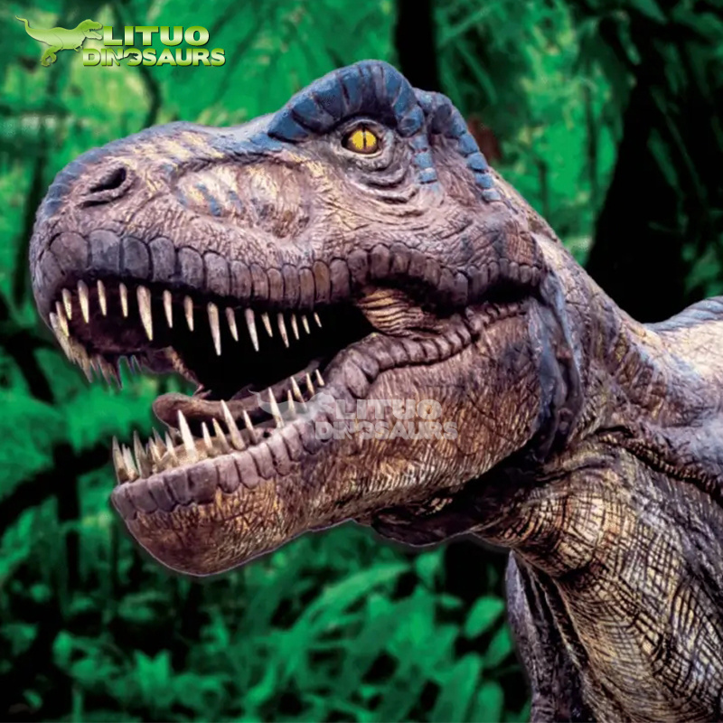 Realistic T-rex Tyrannosaurus rex Life Size Animatronic Giant Dinosaur King Replica for Sale