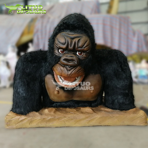 Shopping  Center Attractions Realistic Animatronic Moving Animal Gorilla Model