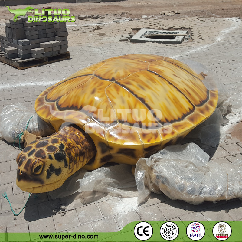 Animated Realistic Animal Model Turtle