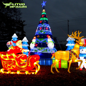 Outdoor Christmas Light Animals Led Waterproof Chinese Lantern