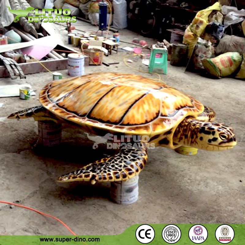 Animated Realistic Animal Model Turtle