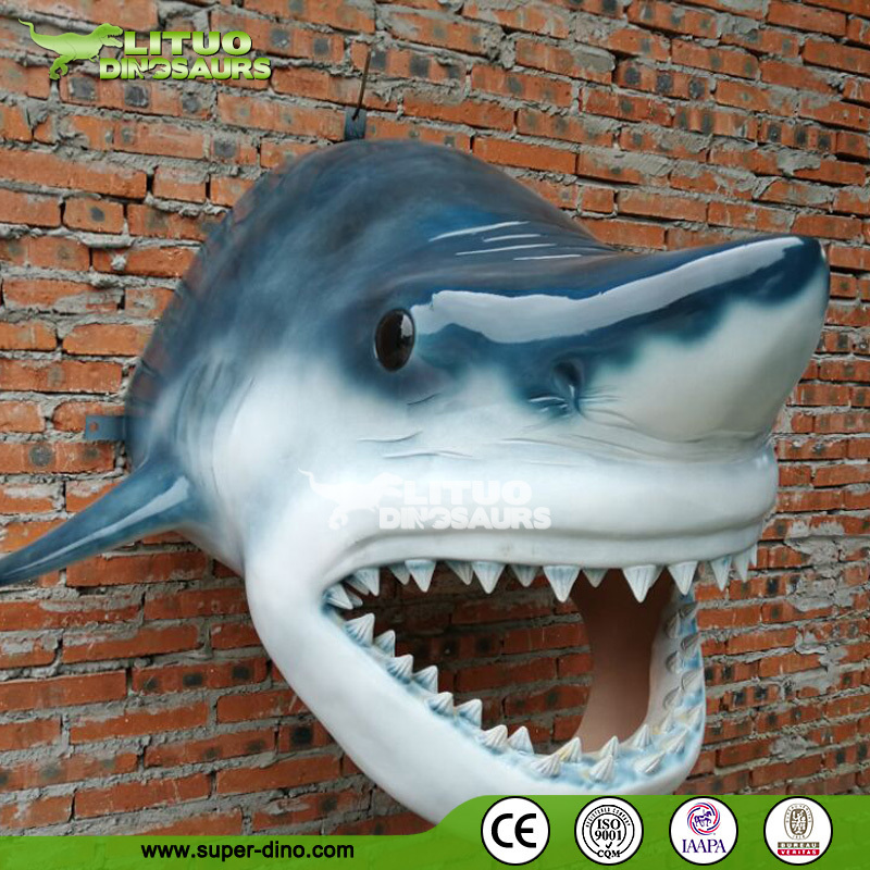 Children Playground Life Size Fiberglass Shark