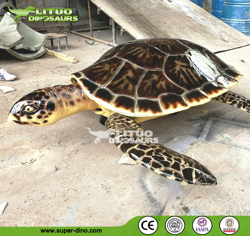 Animated Realistic Animal Model Turtle