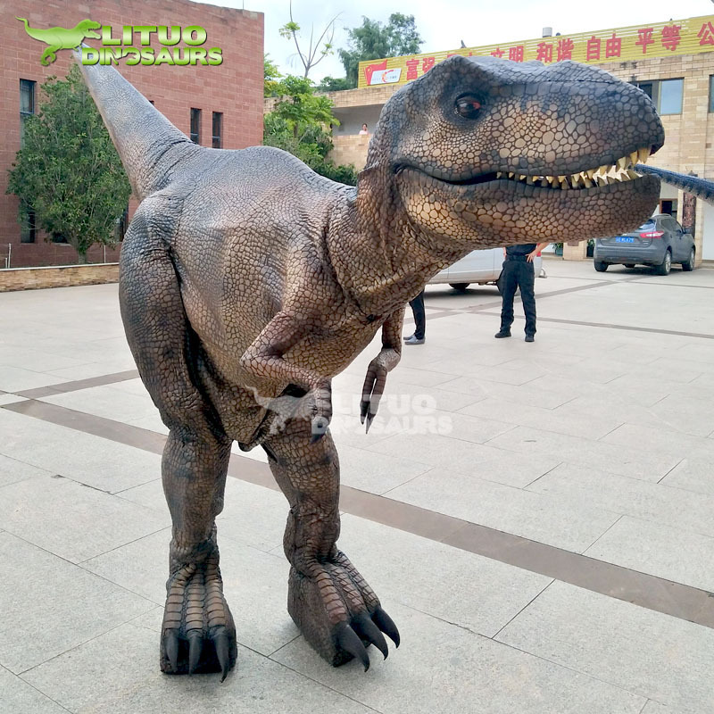 Robotic Silicon Rubber Life Size Real Dinosaur Velociraptor Costume Dinosaure