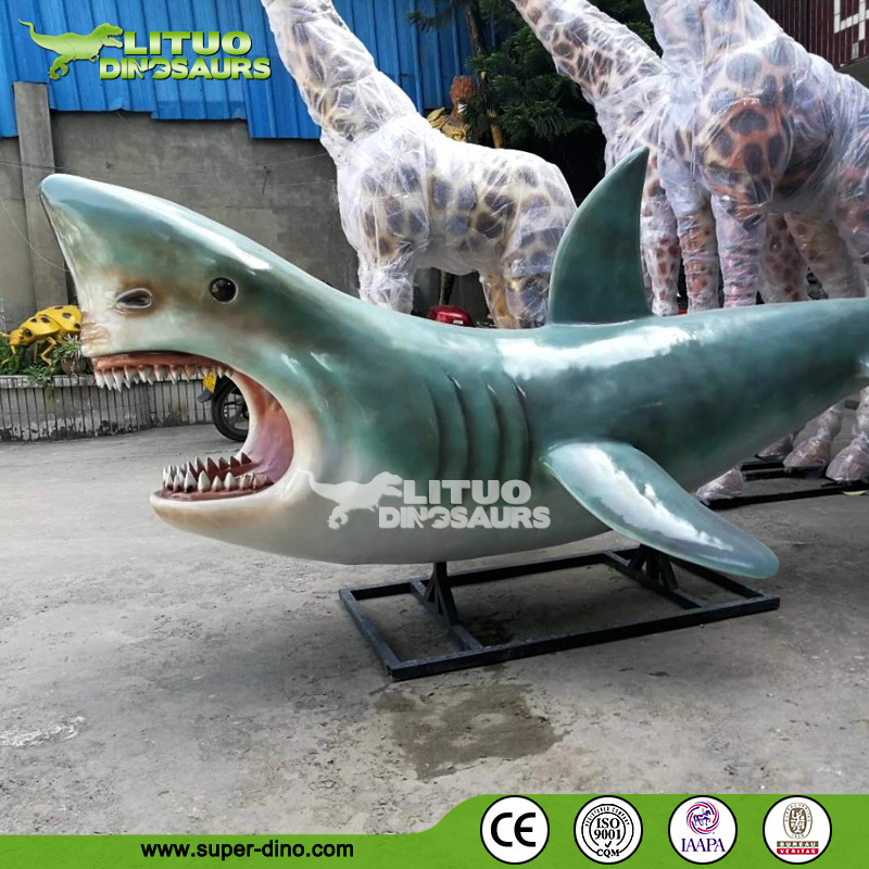 Children Playground Life Size Fiberglass Shark