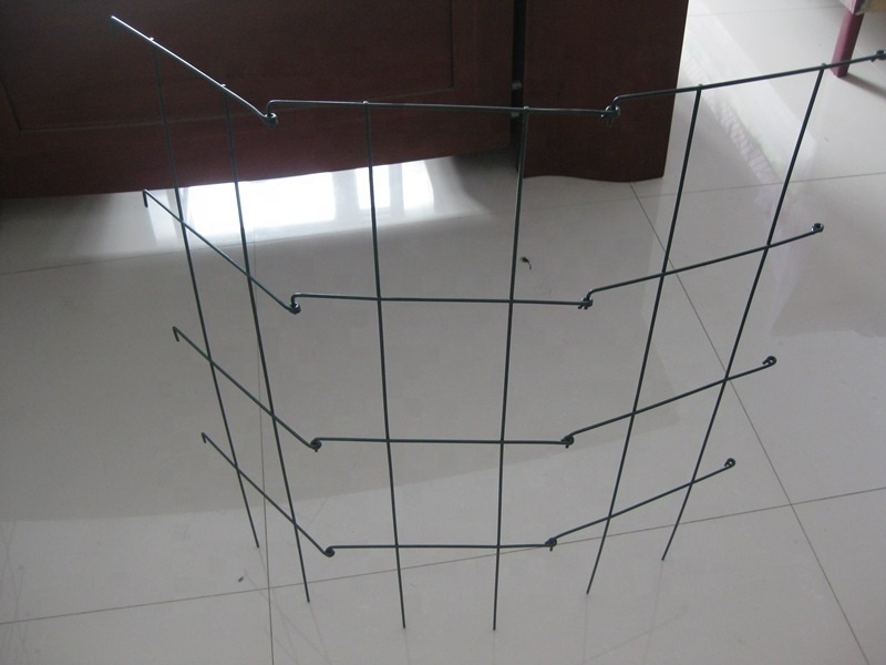 folding square steel tomato cage