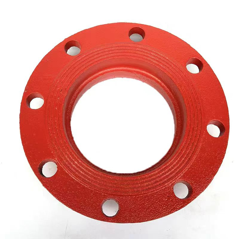 Ductile Iron Fittings Grooved Flange Adapter Cast Iron Flange 1/4