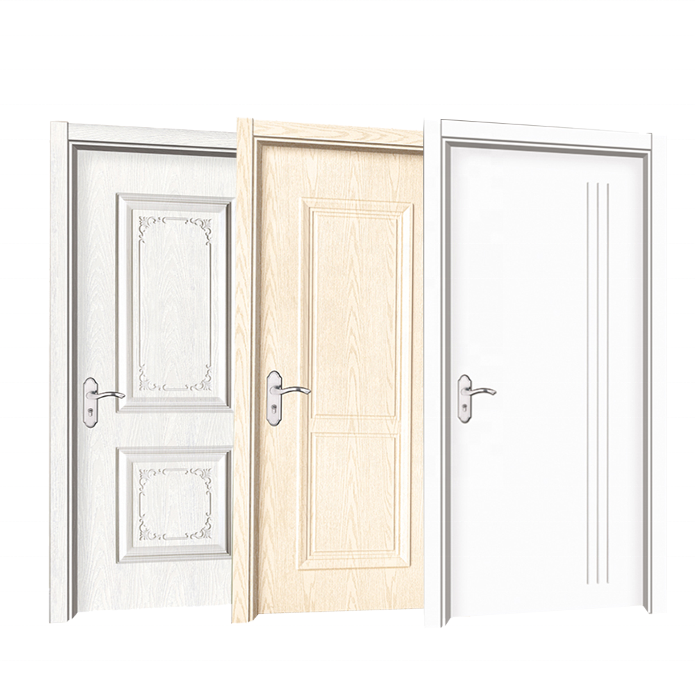 2023 Hot Sale Internal Doors Wpc Doors Waterproof Pvc Solid wooden doors interior use home