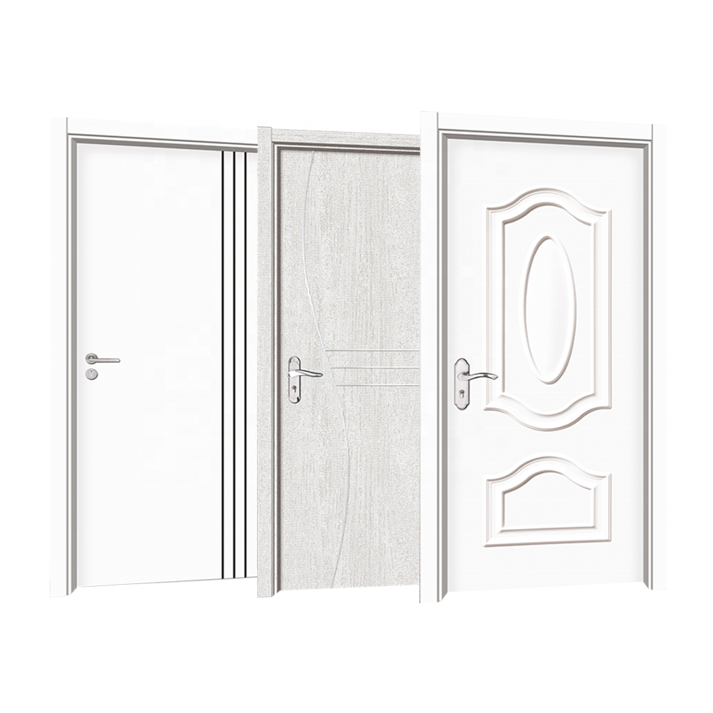 2023 Hot Sale Internal Doors Wpc Doors Waterproof Pvc Solid wooden doors interior use home