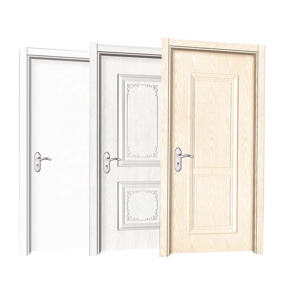 2023 Hot Sale Internal Doors Wpc Doors Waterproof Pvc Solid wooden doors interior use home