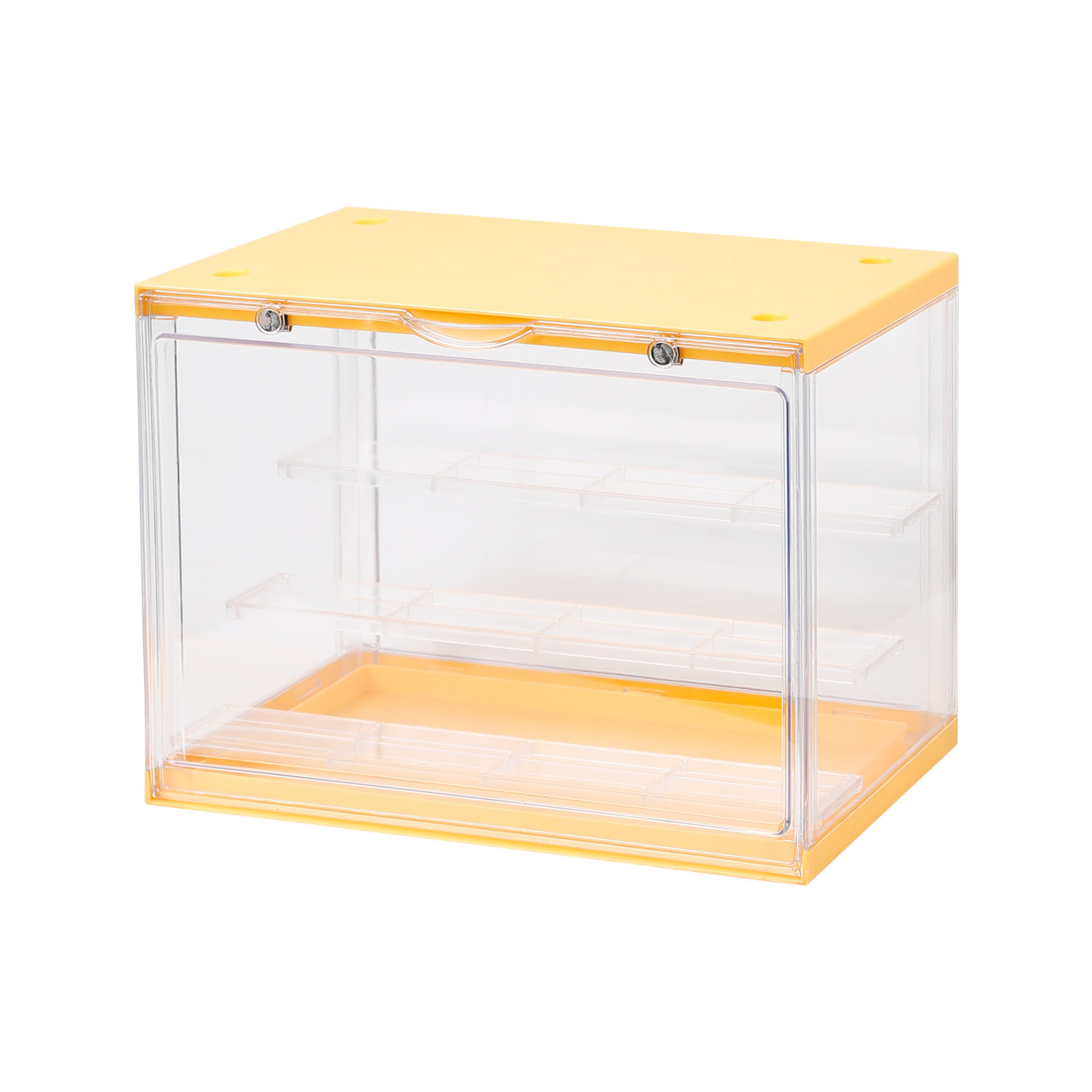 Fashion Play Toy Storage Box Display Stand Transparent Bubble Maat doll model Acrylic Dust Proof Magnetic Absorption Box