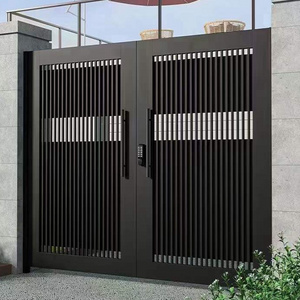 Modern Simple Gate Design Aluminium Side Gate Main Color Design Aluminum Single Gate