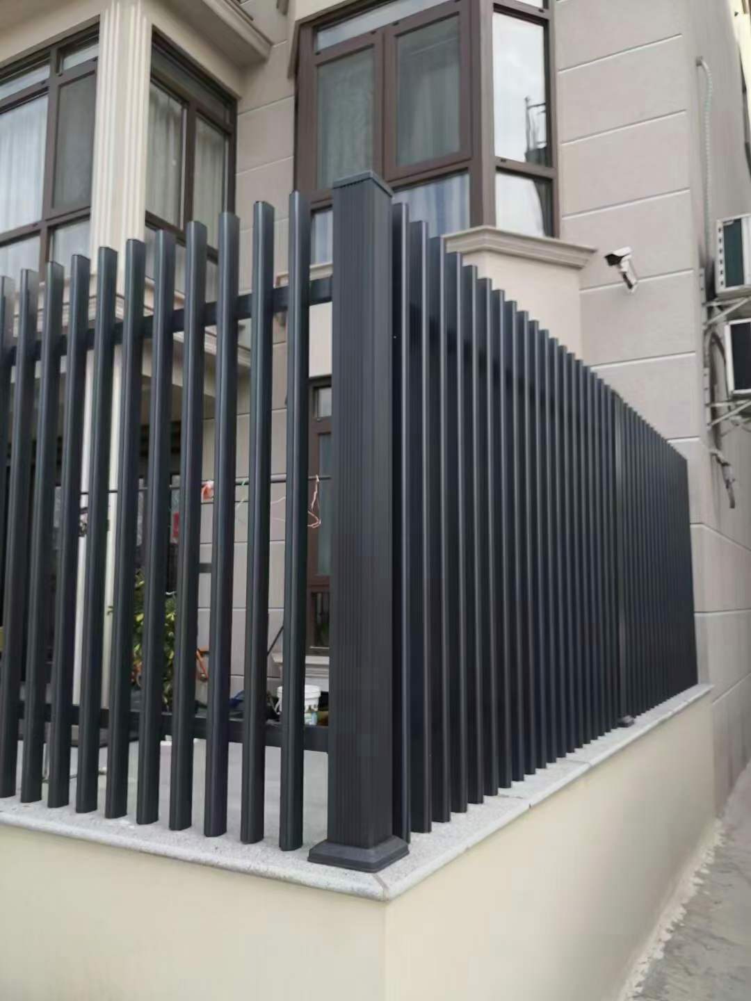 Balcony used safety iron stair handrail zinc steel guard rail