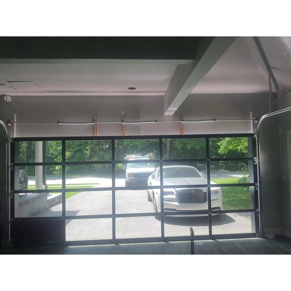 Metal Garage Doors Residential Transparent Plexiglass Garage Doors Aluminum Profile Garage Door for Homes