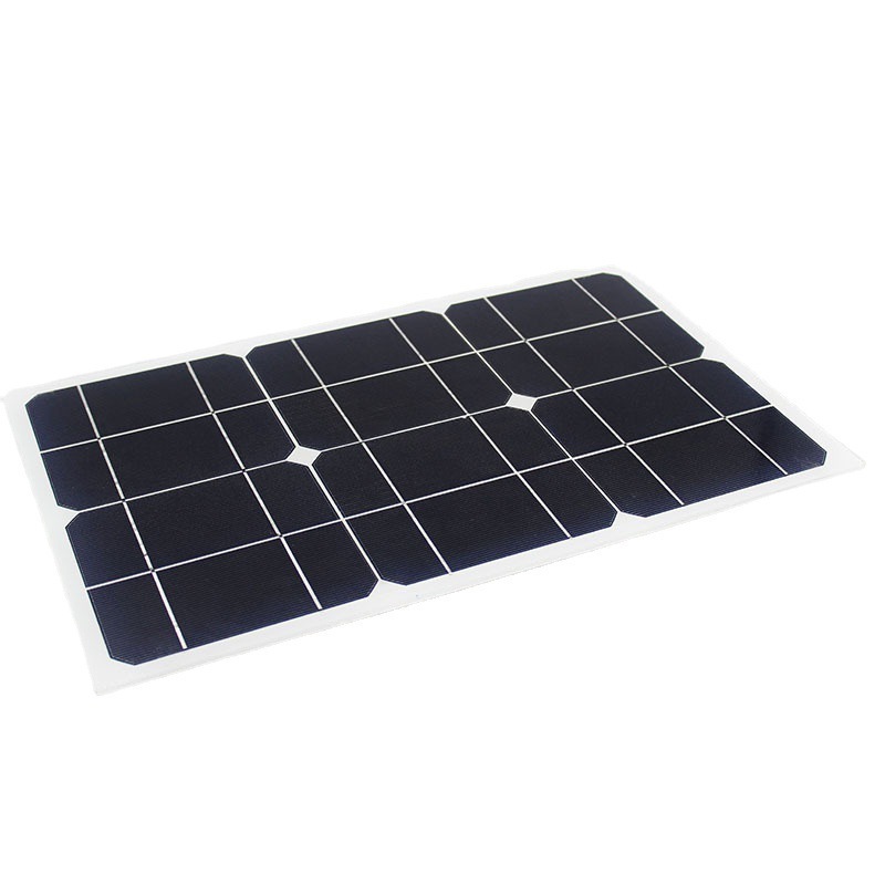 5V Dual USB port 10w 12V DC Solar Panel charger Outdoor Portable Emergency Solar Battery panels with usb type c for Phone Car RV