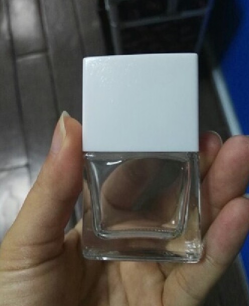 8ml rectangle glass nailpolish bottle, flat square glass nail polish bottle in stock