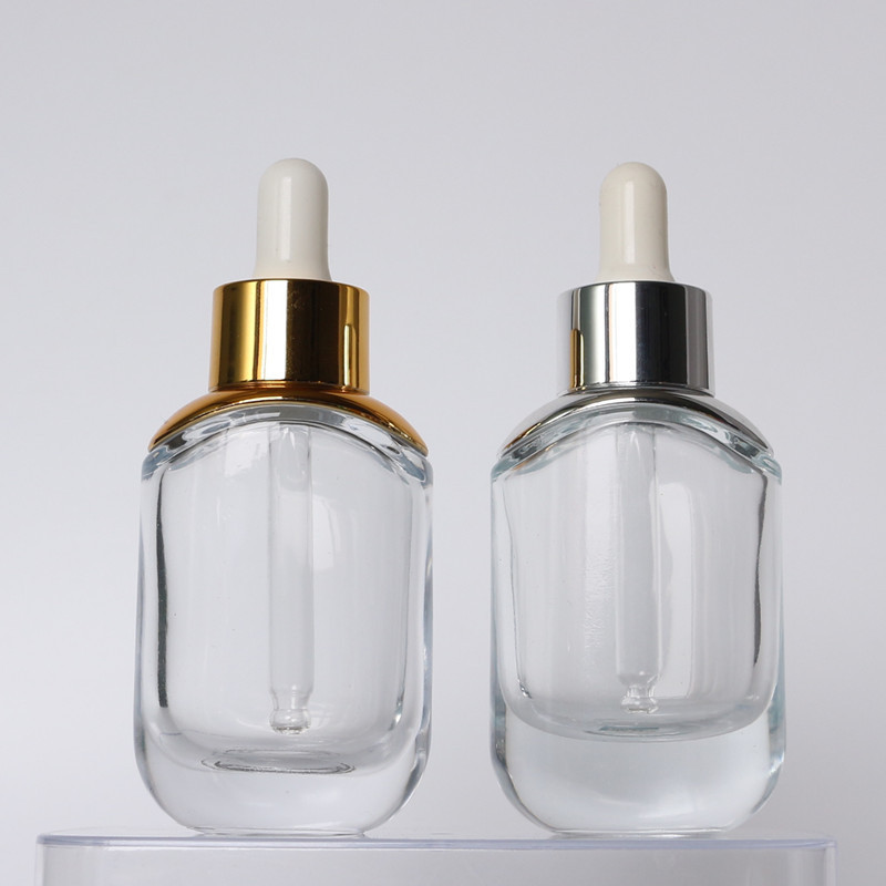 30ml cosmetic glass bottle dropper 15ml skincare glass bottle containers 50ml serum glass bottle cosmetic container