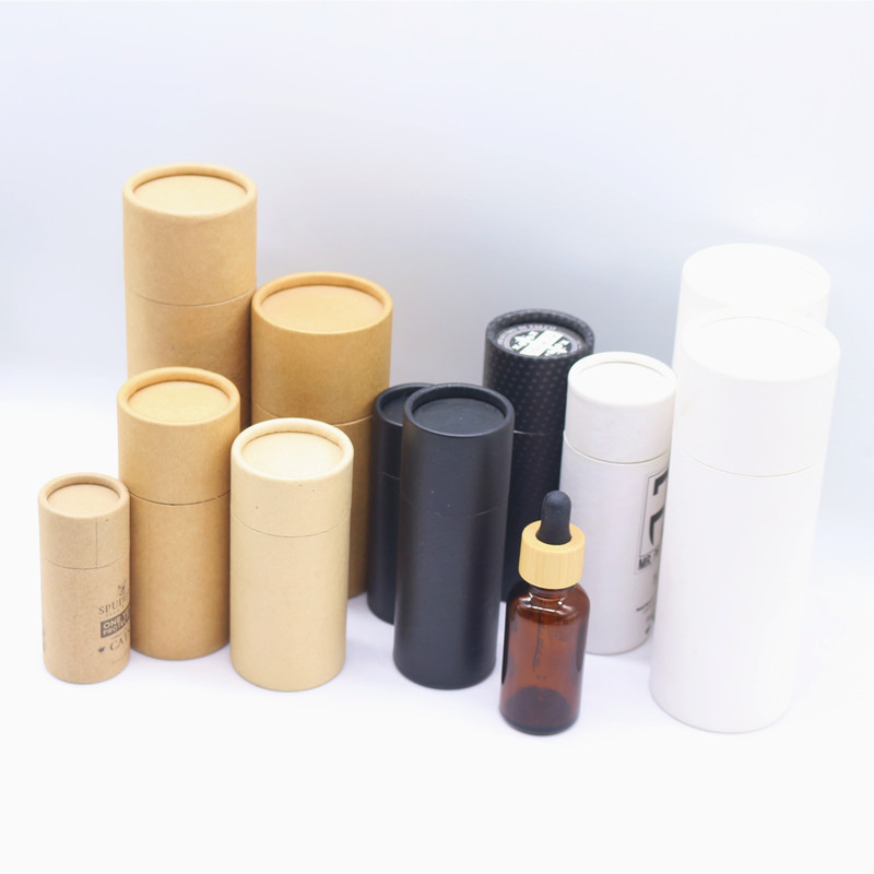 Customized Round Paper Packaging, Cardboard Cylinder Tube Box, wholesale Kraft Paper Tube