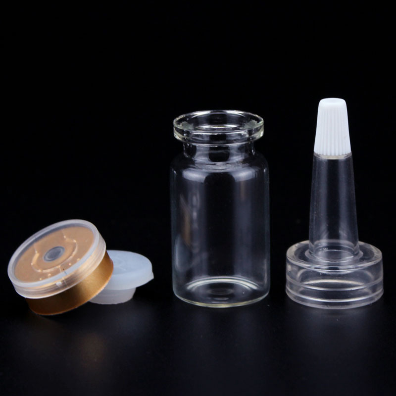 3ml 5ml 10ml Transparent Tubular Cosmetic Ampoule Clear Amber Glass Bottle For Lyophilisation (Lyo)