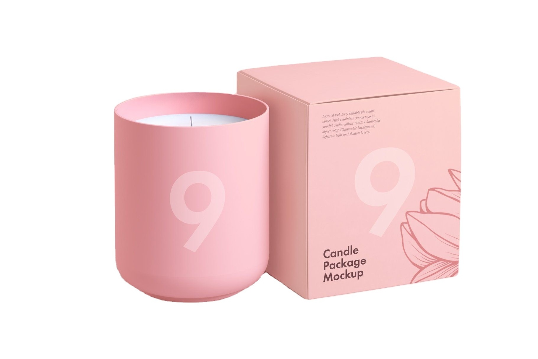 OEM supplier luxury gift packaging design custom cardboard candle gift box