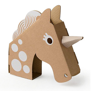 Manufacturer 3d Cardboard Animal For Kids Dog Lay Creative Toys