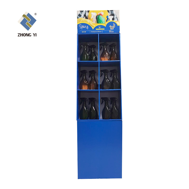 Custom Supermarket promotion Cardboard display rack Advertising counter top display stands Small counter display stand