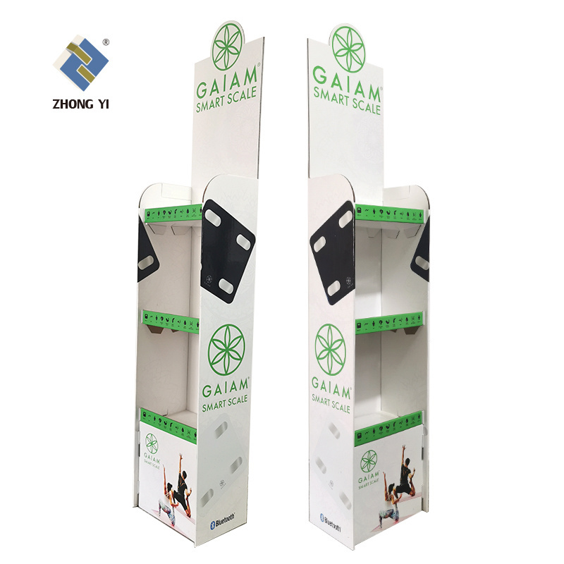 New Design Cardboard Floor Stand Displays/ Display Rack for bag