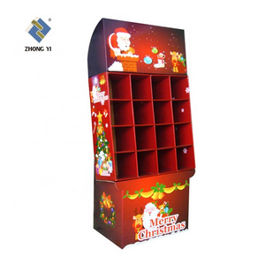 Merchandising Cardboard Free Standing Shelves Display Pallet for T-Shirt Clothing Display Stands