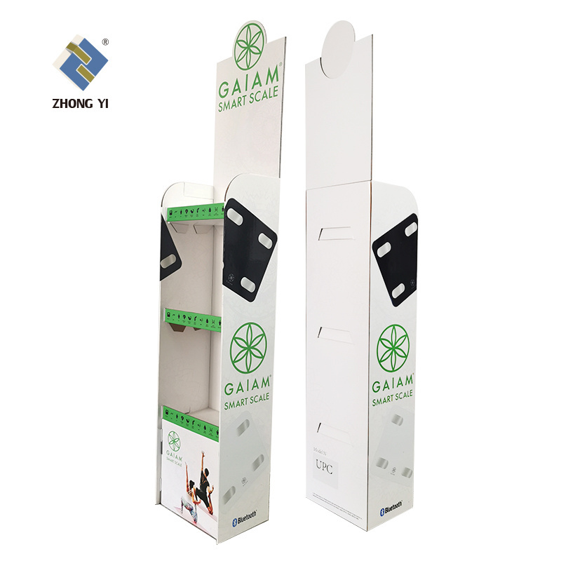 New Design Cardboard Floor Stand Displays/ Display Rack for bag