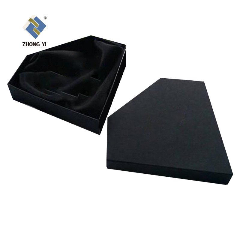 Custom Printed Cardboard Hat Packaging Box Hexagon Collapsible Paper Box for Ring